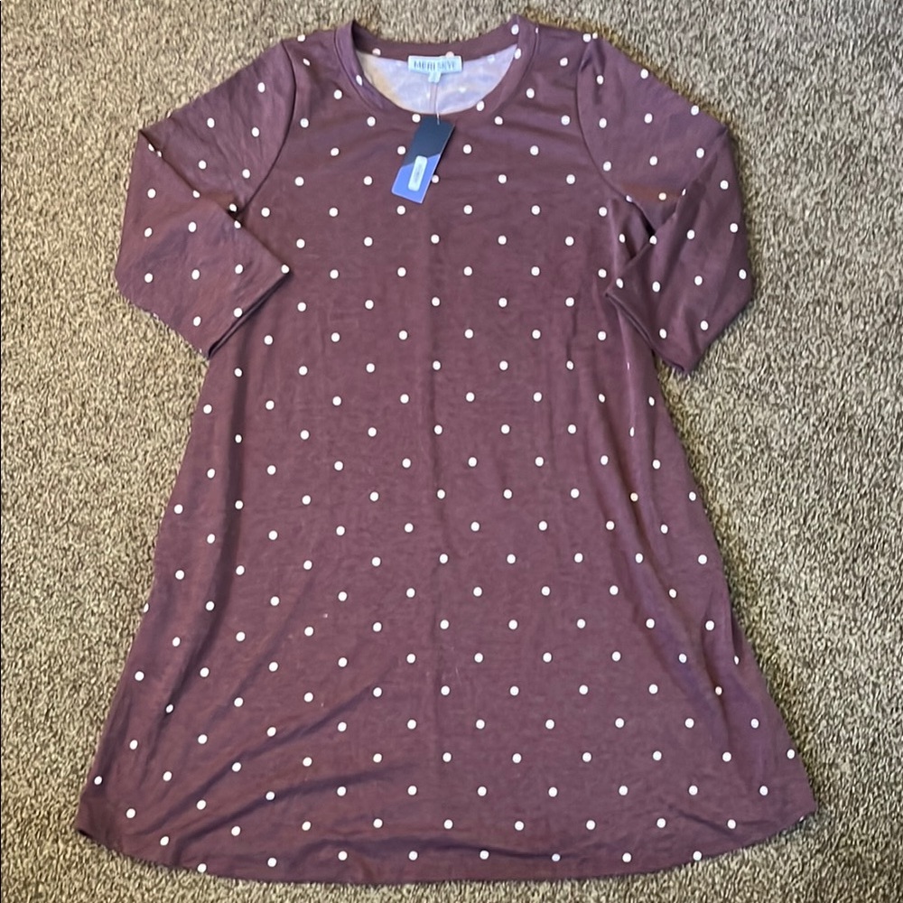 Polka Dot Midi Dress